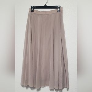 Stellaluce, mauve pink skirt pleated, stretchy, size L